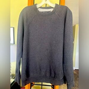 T By Alexander Wang Dark Grey Crew Neck Sweat Shirt Size Small